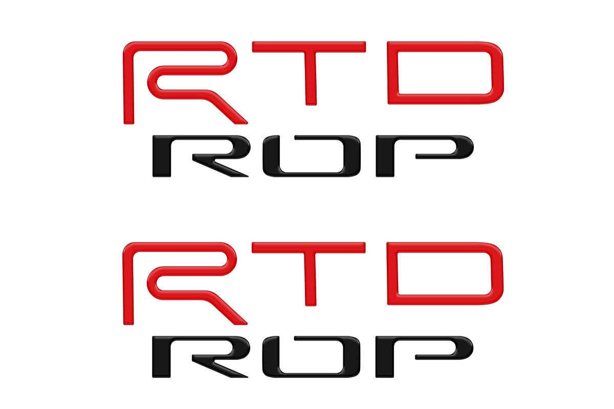 Hood Louver Letter Overlays Fits 2022-2027 Toyota Tundra TRD Pro