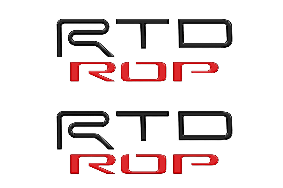 Hood Louver Letter Overlays Fits 2022-2027 Toyota Tundra TRD Pro