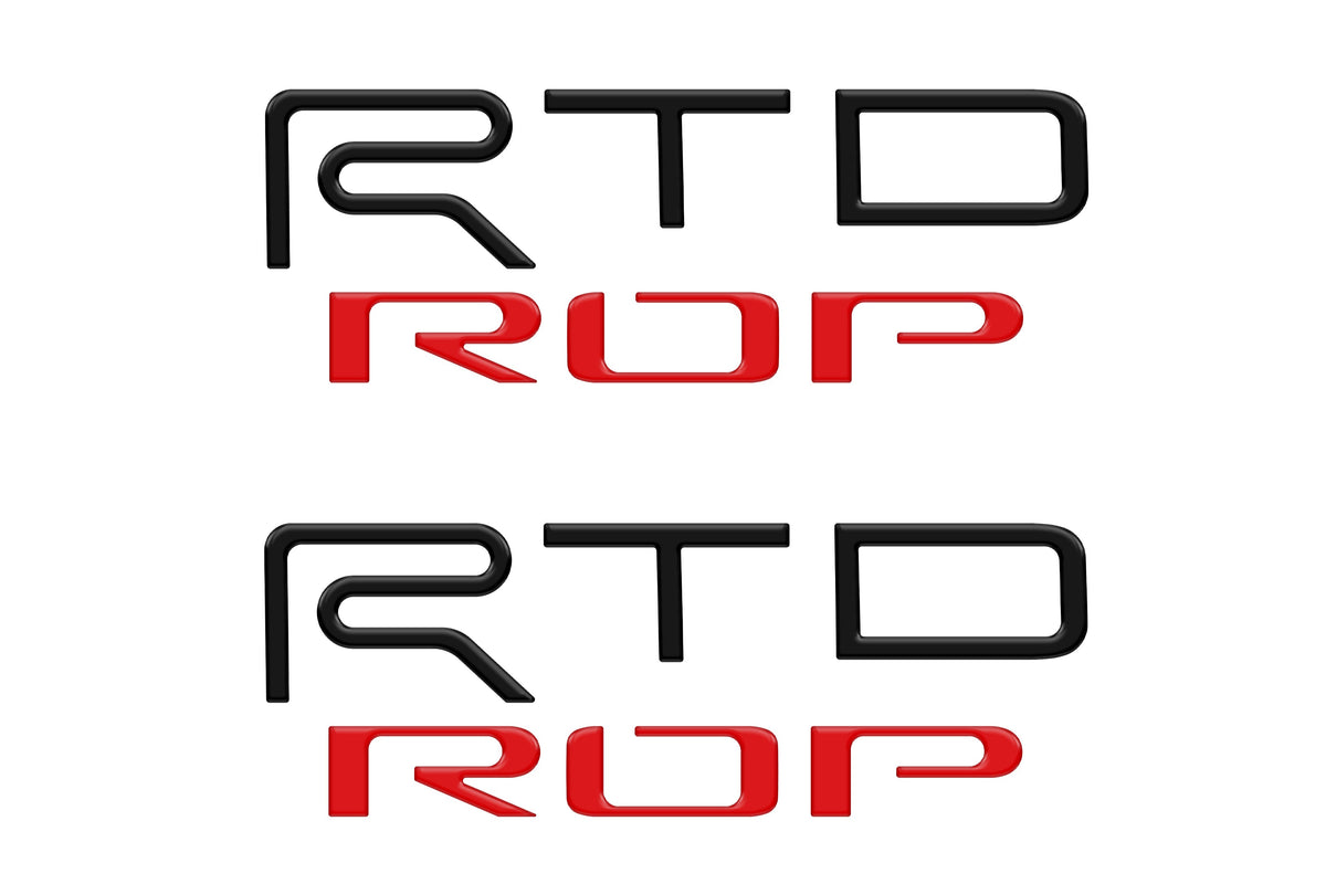 Hood Louver Letter Overlays Fits 2022-2027 Toyota Tundra TRD Pro