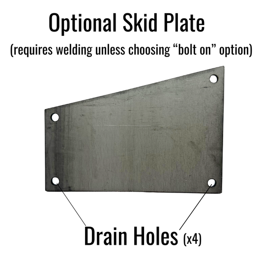 Skid Plate for Heavy Duty Trailer Tail Lights