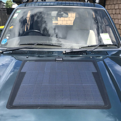Toyota 4Runner 2nd Gen(1989-1995) Lensun 45W 12V Car Hood Flexible Solar Panel-3