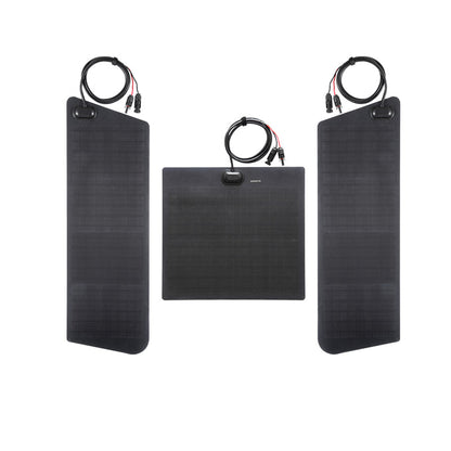 Toyota 4Runner 4th&5th Gen (2003-2022) with Scoop Lensun 80W Hood Flexible Solar Panel-5