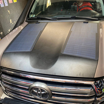 Toyota LandCruiser LC200 (2016-2021) Lensun 90W Hood/Bonnet Flexible Solar Panel-3