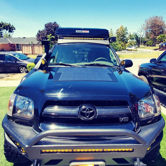 Toyota Sequoia 1st Gen(2001-2007) Lensun 90W Hood Flexible Solar Panel-1