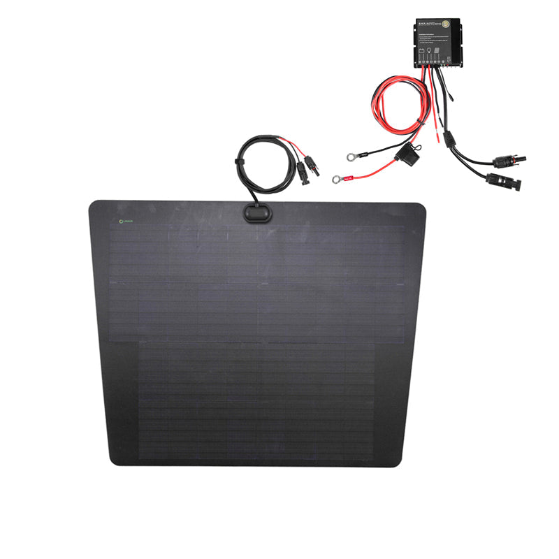Toyota Sequoia 1st Gen(2001-2007) Lensun 90W Hood Flexible Solar Panel-6