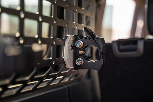 Quick Release MOLLE Tool Mounts Grey