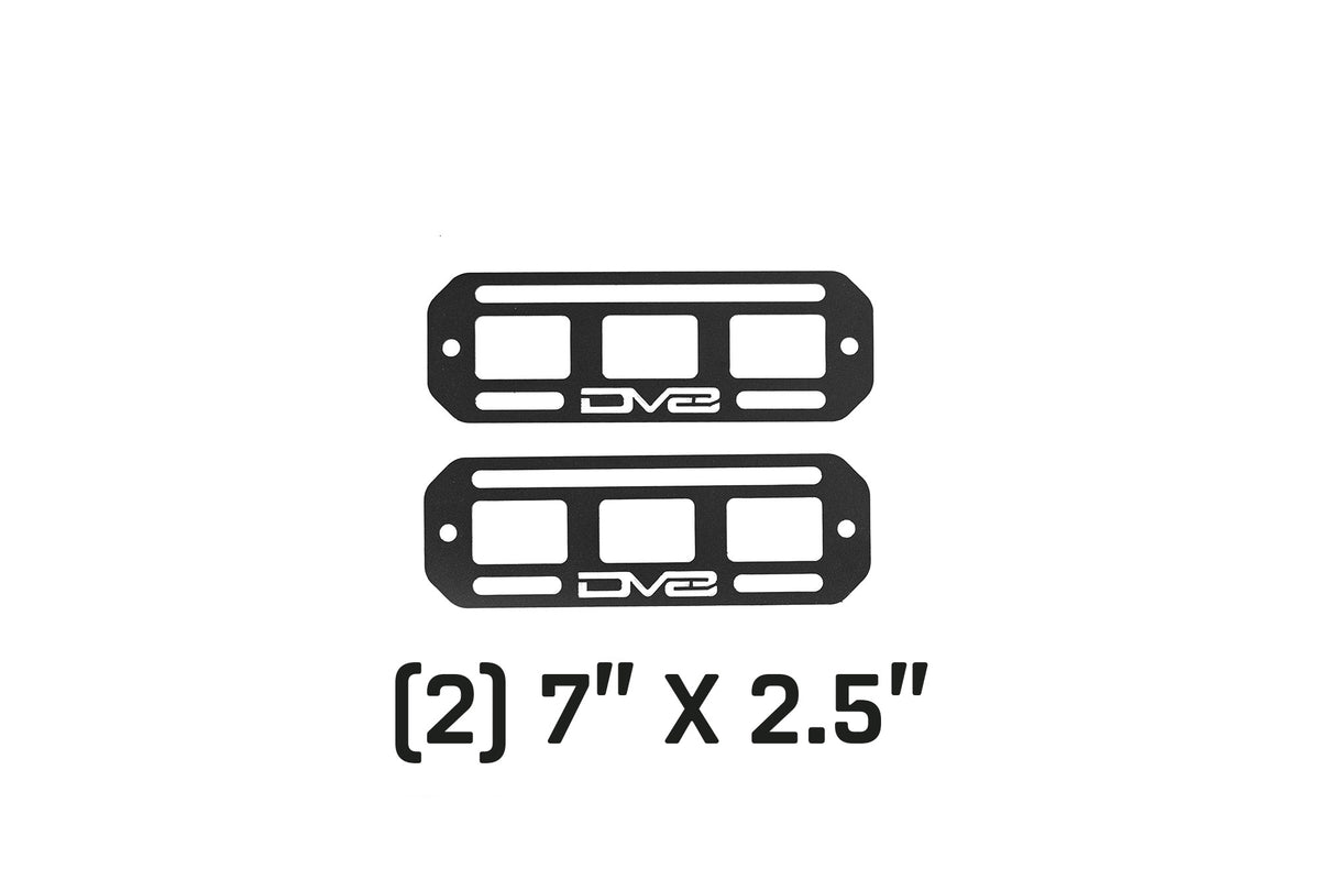 Universal MOLLE Panels 7 Inch x 2.5 Inch Pair