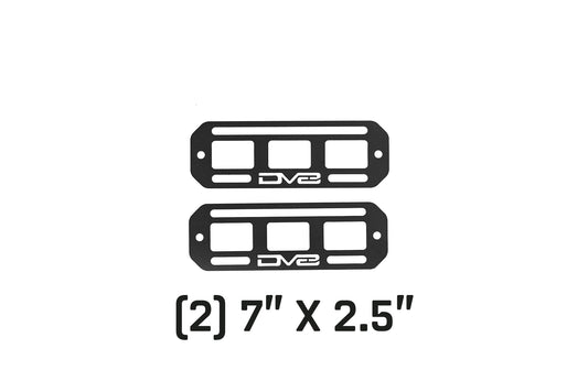 Universal MOLLE Panels 7 Inch x 2.5 Inch Pair