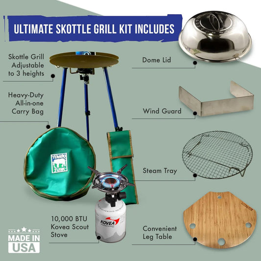 Tembo Tusk Skottle Grill Kit
