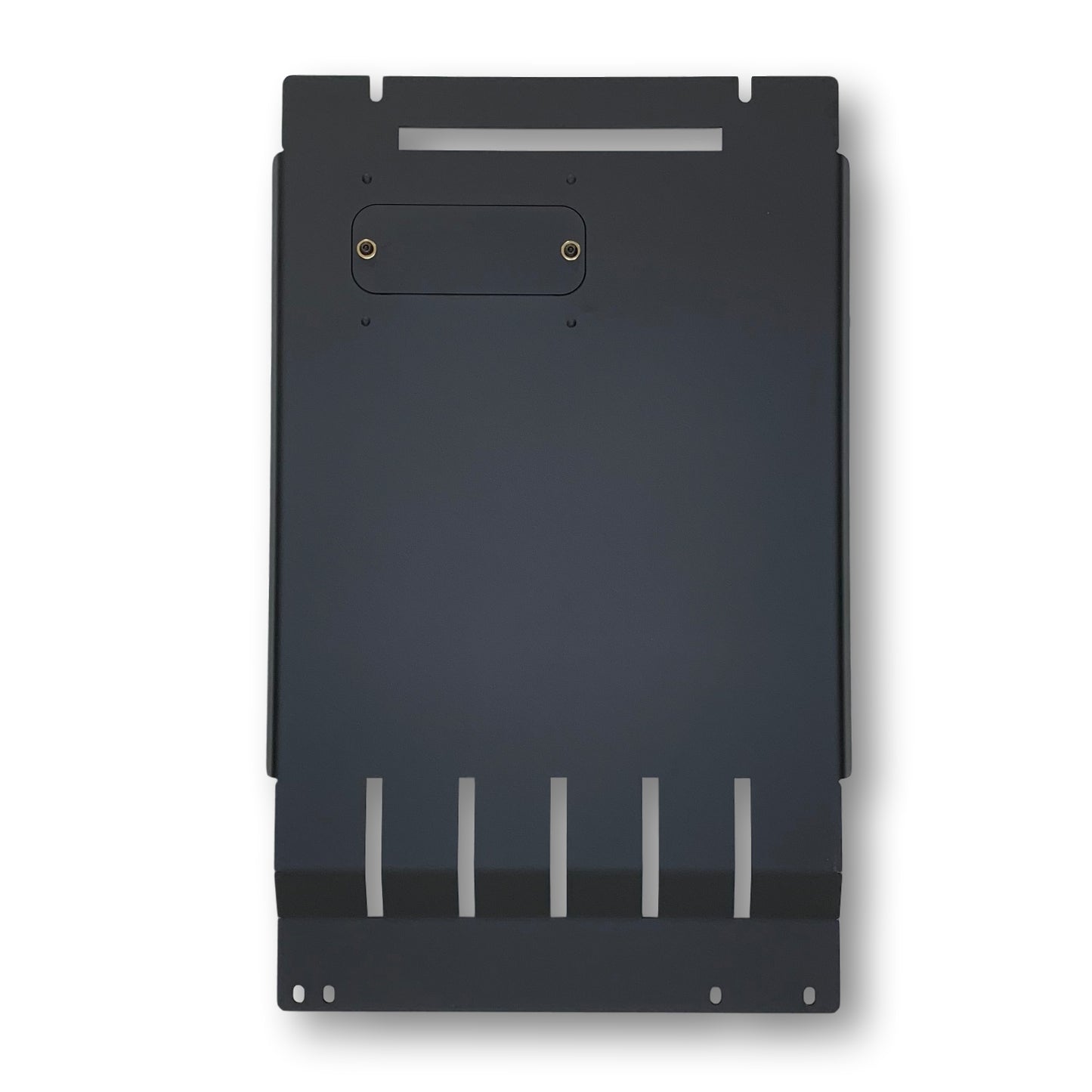 PowerBoost | Transmission Skid Plate | 21-Present F-150 - 10 Gauge Steel - Black Powder Coat