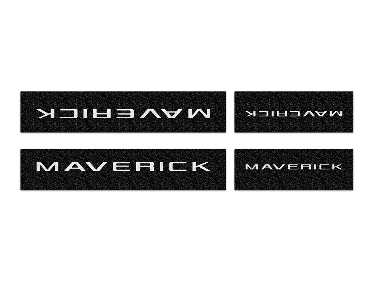 Textured Door Sill Protection Overlays Fits 2022-2027 Ford Maverick