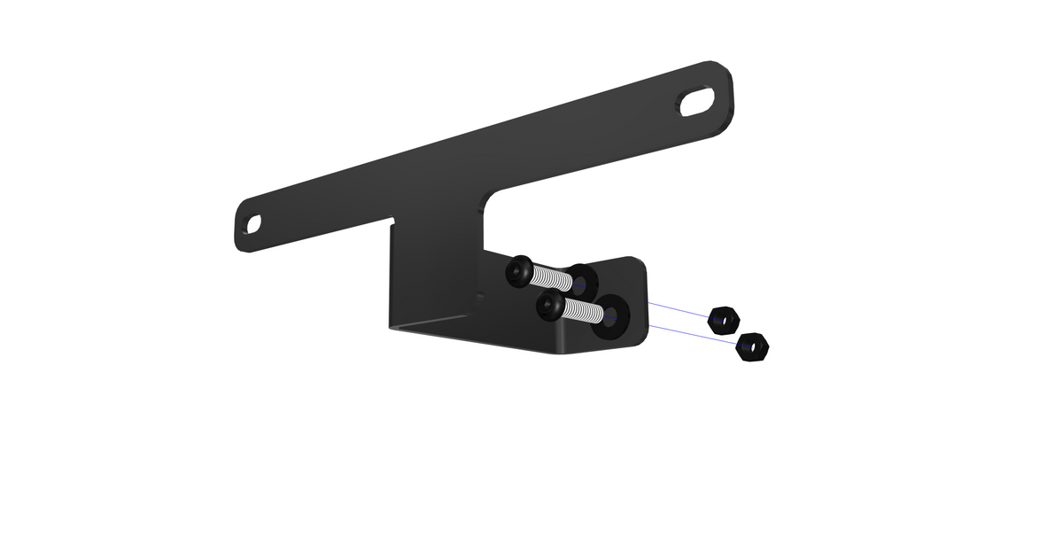 CBI Swing Arm Multi Mount License Plate Bracket