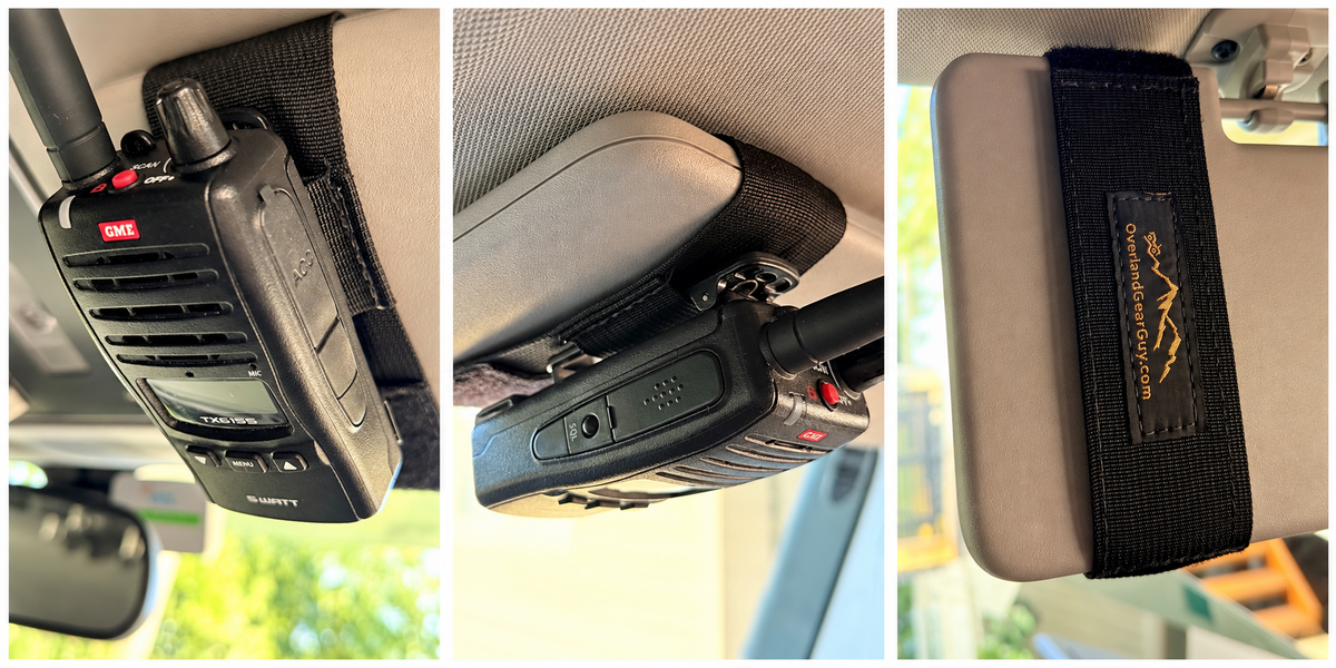 Sun Visor Radio Pouch OPEN STYLE