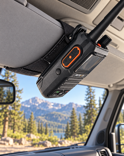 Sun Visor Radio Pouch OPEN STYLE