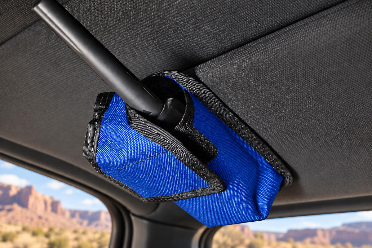 Sun Visor Radio Pouch