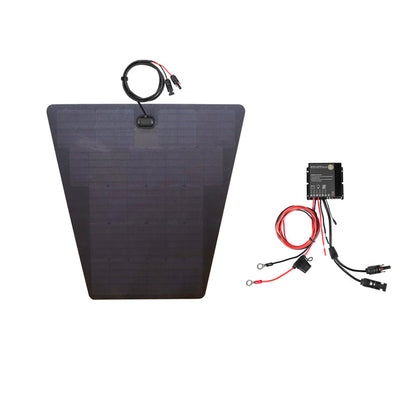 Volvo V60 1st Gen (2010-2018) Lensun 85W  Hood Flexible Solar Panel