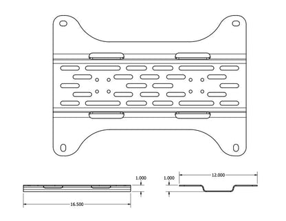 Overland Kitted MAXTRAX Mini Plate