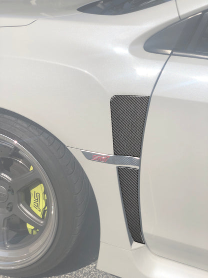 Fender Vent Upper + Lower Accent Trim Fits 2015-2021 Subaru WRX/WRX STI