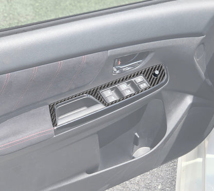 Door Switch Panel Accent Trim Fits 2018-2021 Subaru WRX/WRX STI