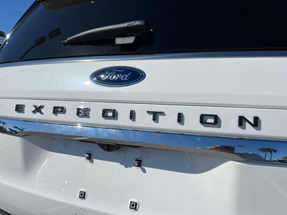 Liftgate or Hood Letter Overlays Fits 2022-2027 Ford Expedition