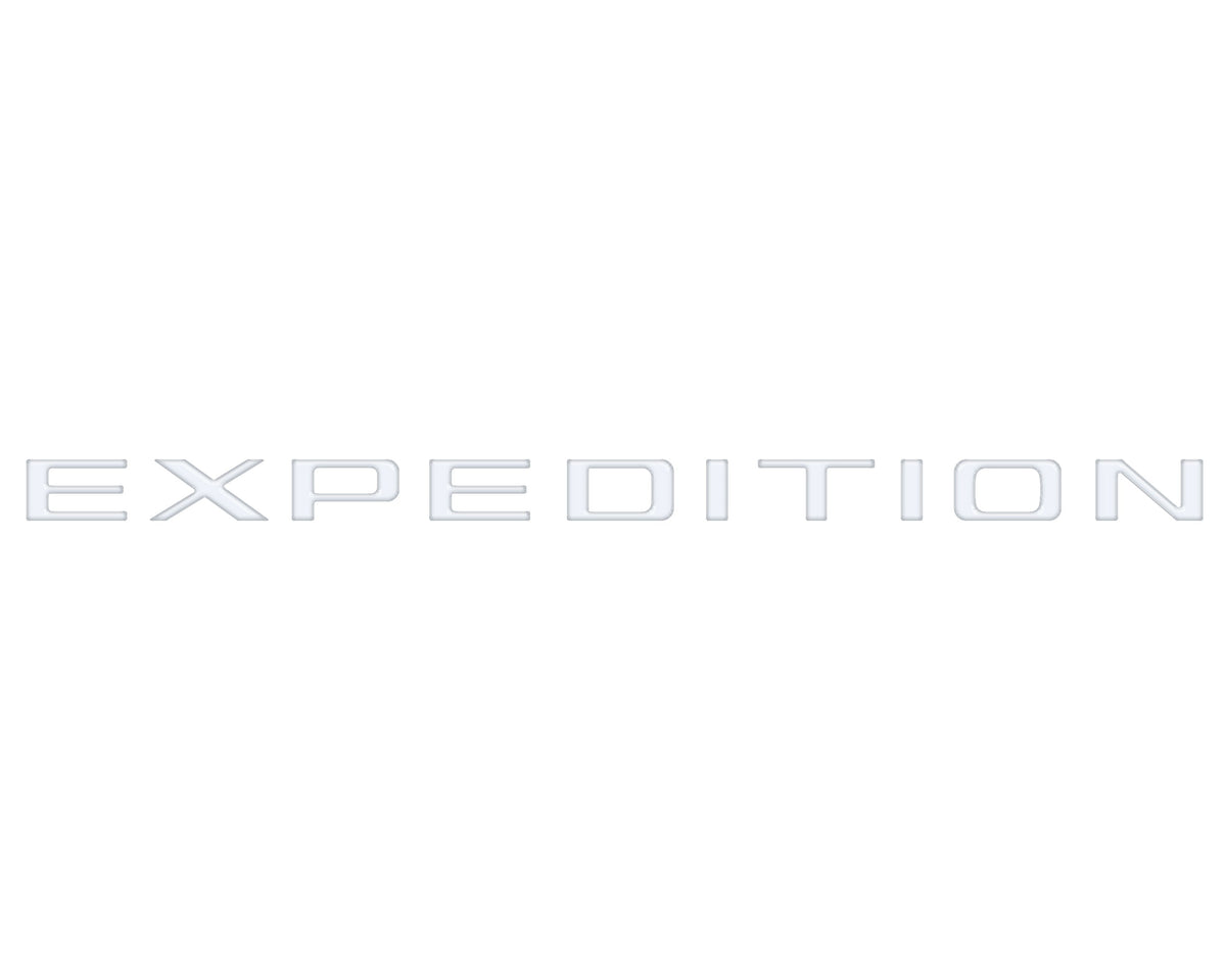 Liftgate or Hood Letter Overlays Fits 2022-2027 Ford Expedition