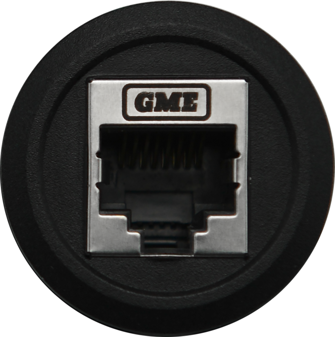 RJ45 Pass-Through Adaptor - Universal Round
