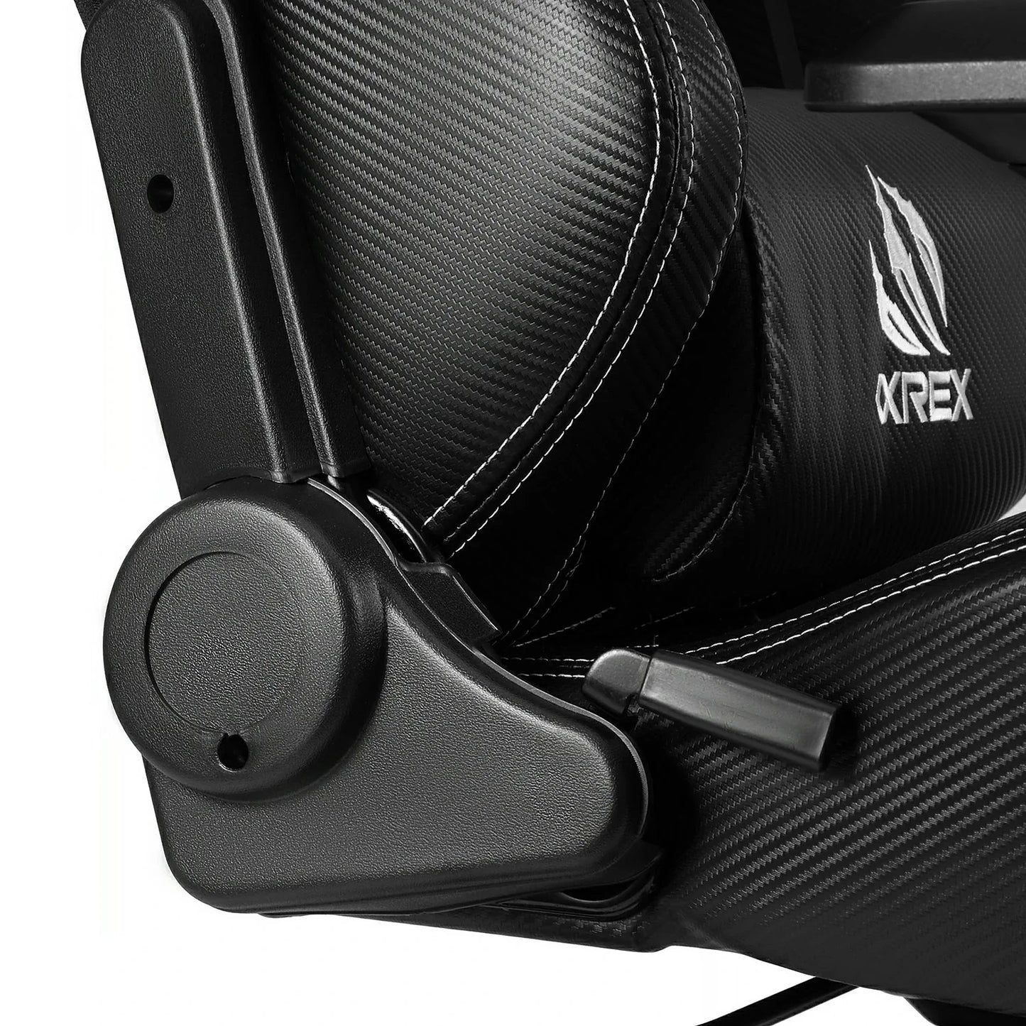 AlphaRex Carbon Fiber Look Racing Style Gaming Reclining Ergonomic Chair | AlphaRex