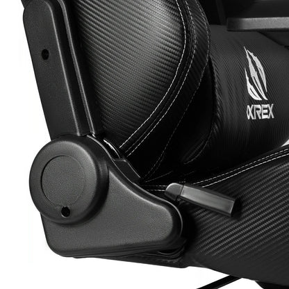 AlphaRex Carbon Fiber Look Racing Style Gaming Reclining Ergonomic Chair | AlphaRex