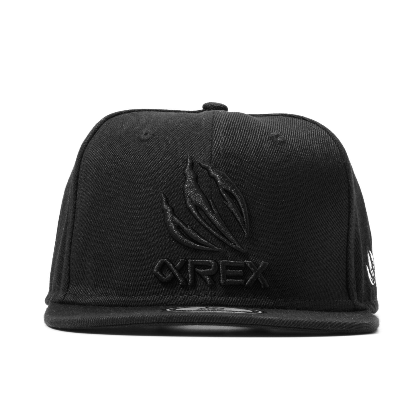 AlphaRex Embroidered Snapback All Black | AlphaRex