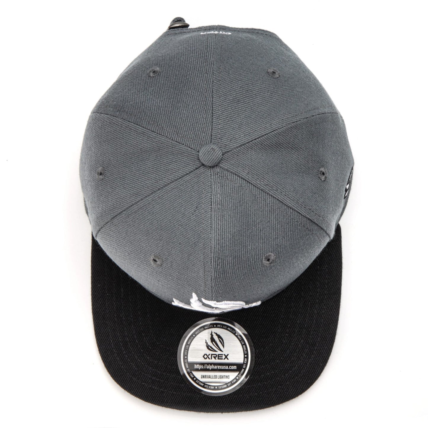 AlphaRex Embroidered Snapback Grey | AlphaRex
