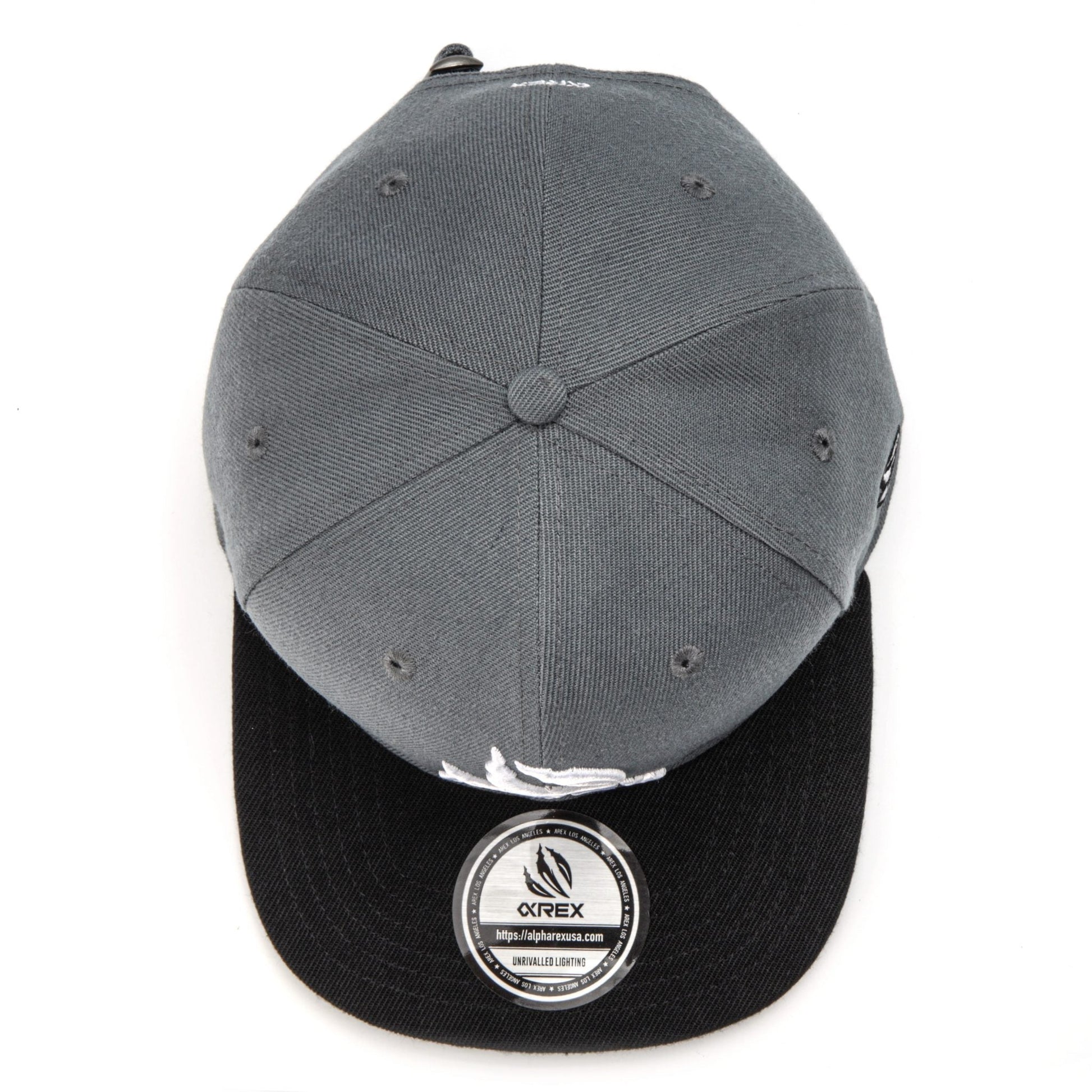 AlphaRex Embroidered Snapback Grey | AlphaRex