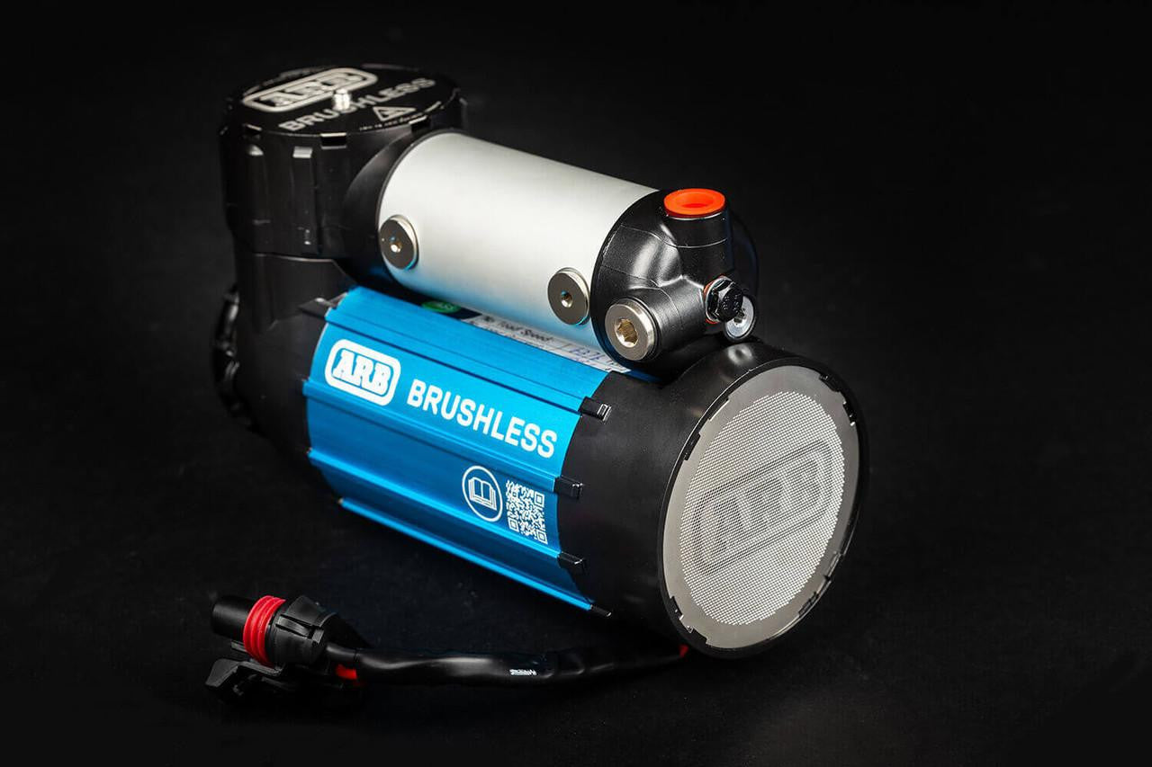ARB Brushless Single Motor Onboard 12V Air Compressor CKBLA12 - Onboard, brushless single, 12V - 100% duty cycle, IP67
