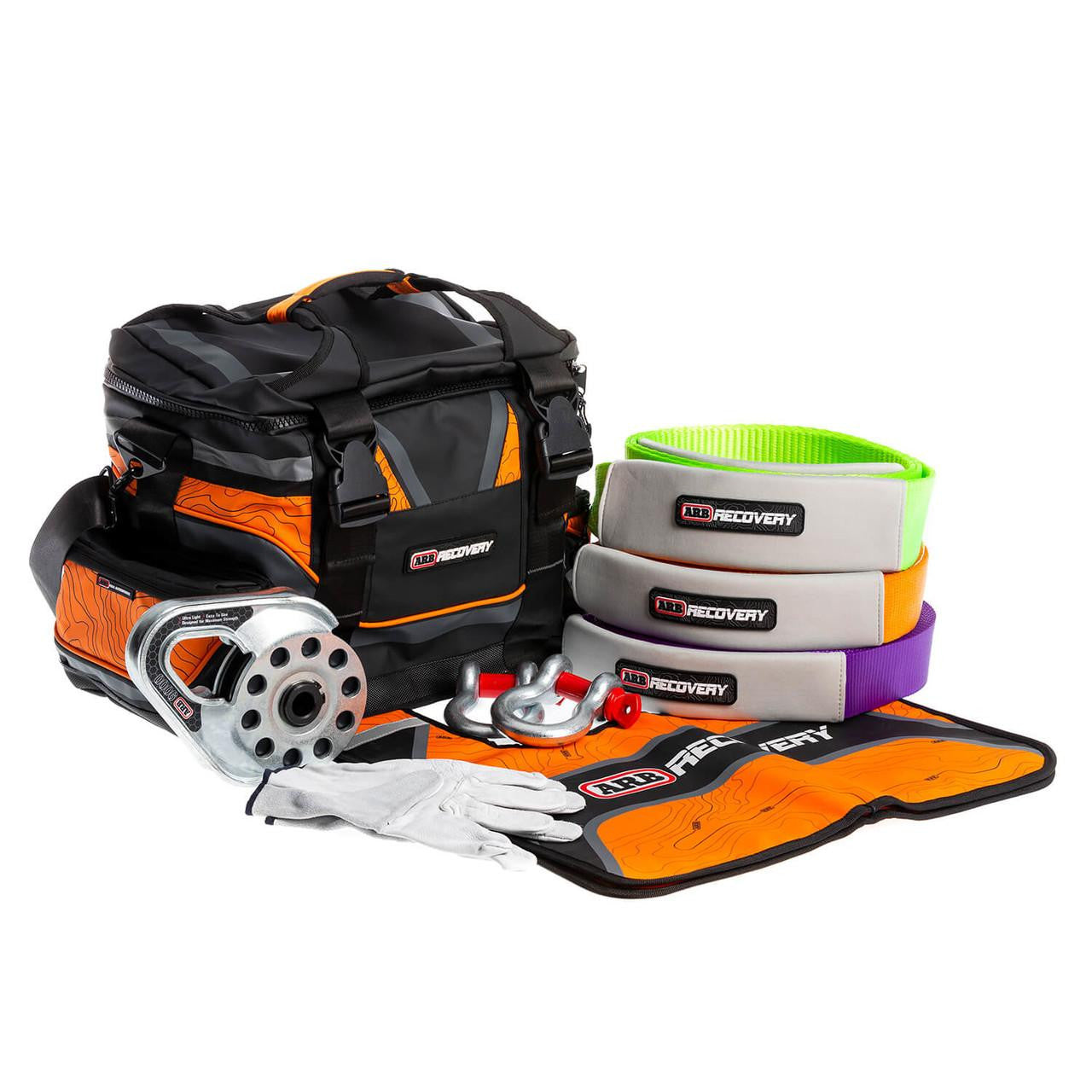 ARB Premium Recovery Kit RK9A - Top-tier kit - competition snatch block and recovery damper included