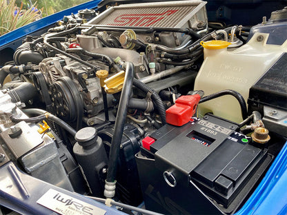 MeLe ATX30 Rally Spec Battery Mount Installed Mele Design Firm