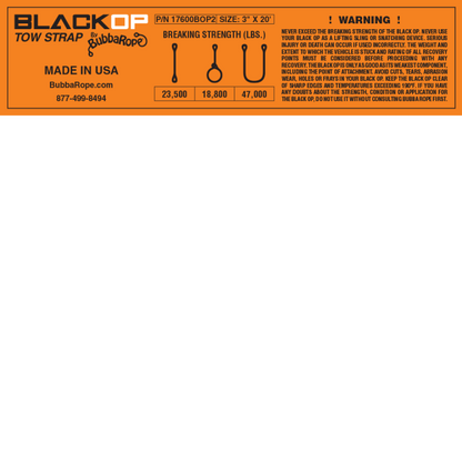 Bubba Rope Tow Strap