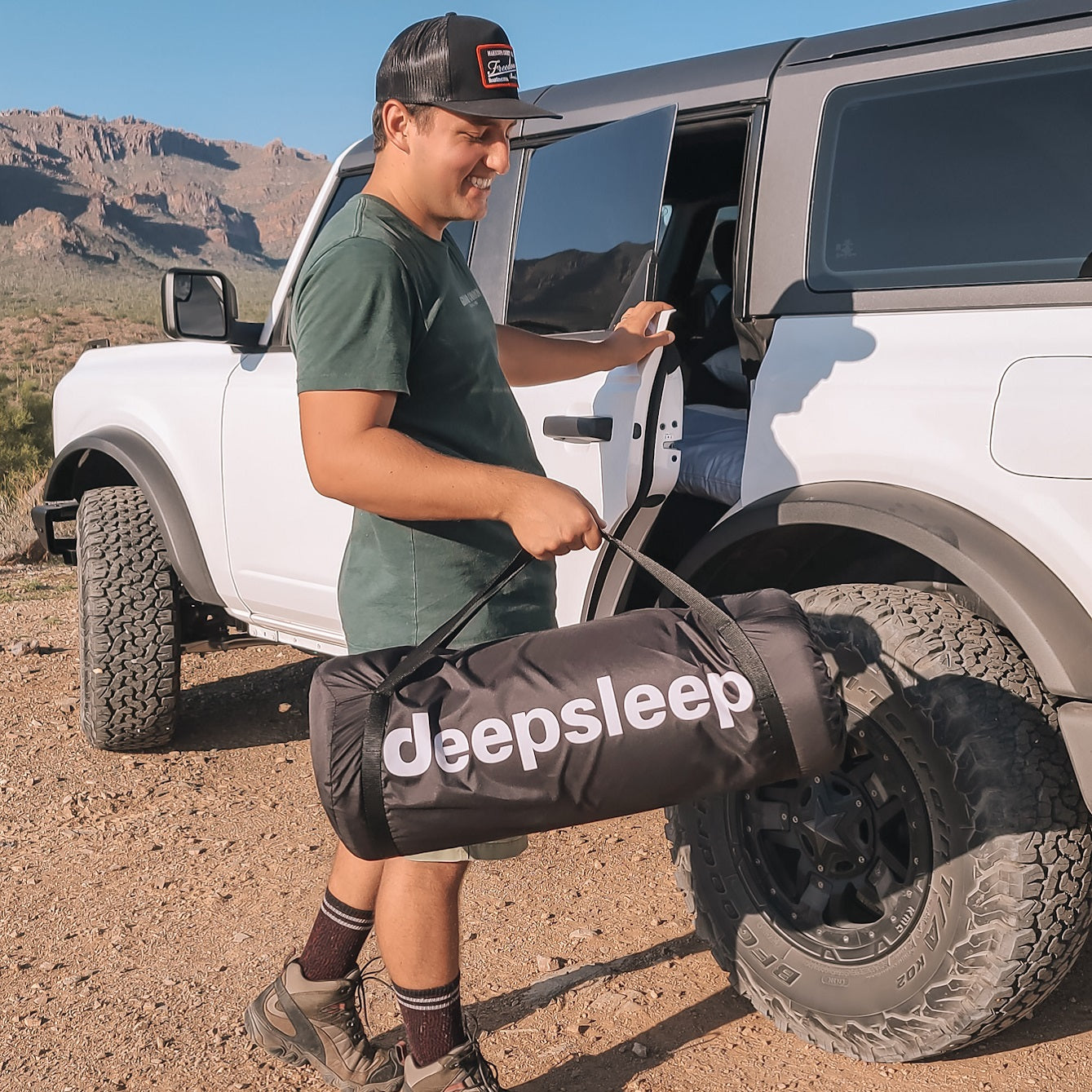 deepsleep Solo Camping Mat for 4 Door Ford Bronco