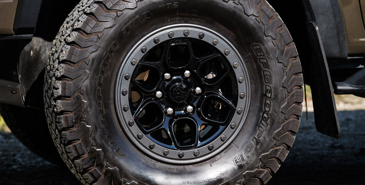 AEV Crestone DualSport Wheel for 2023+ Colorado/Canyon and 2019+ Silverado/Sierra 1500 - Gloss Black