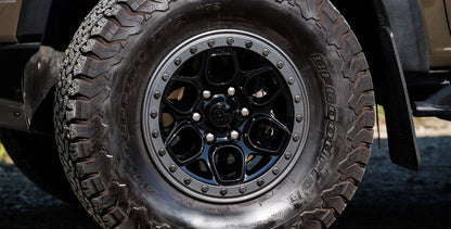 AEV Crestone DualSport Wheel for 2023+ Colorado/Canyon and 2019+ Silverado/Sierra 1500 - Gloss Black