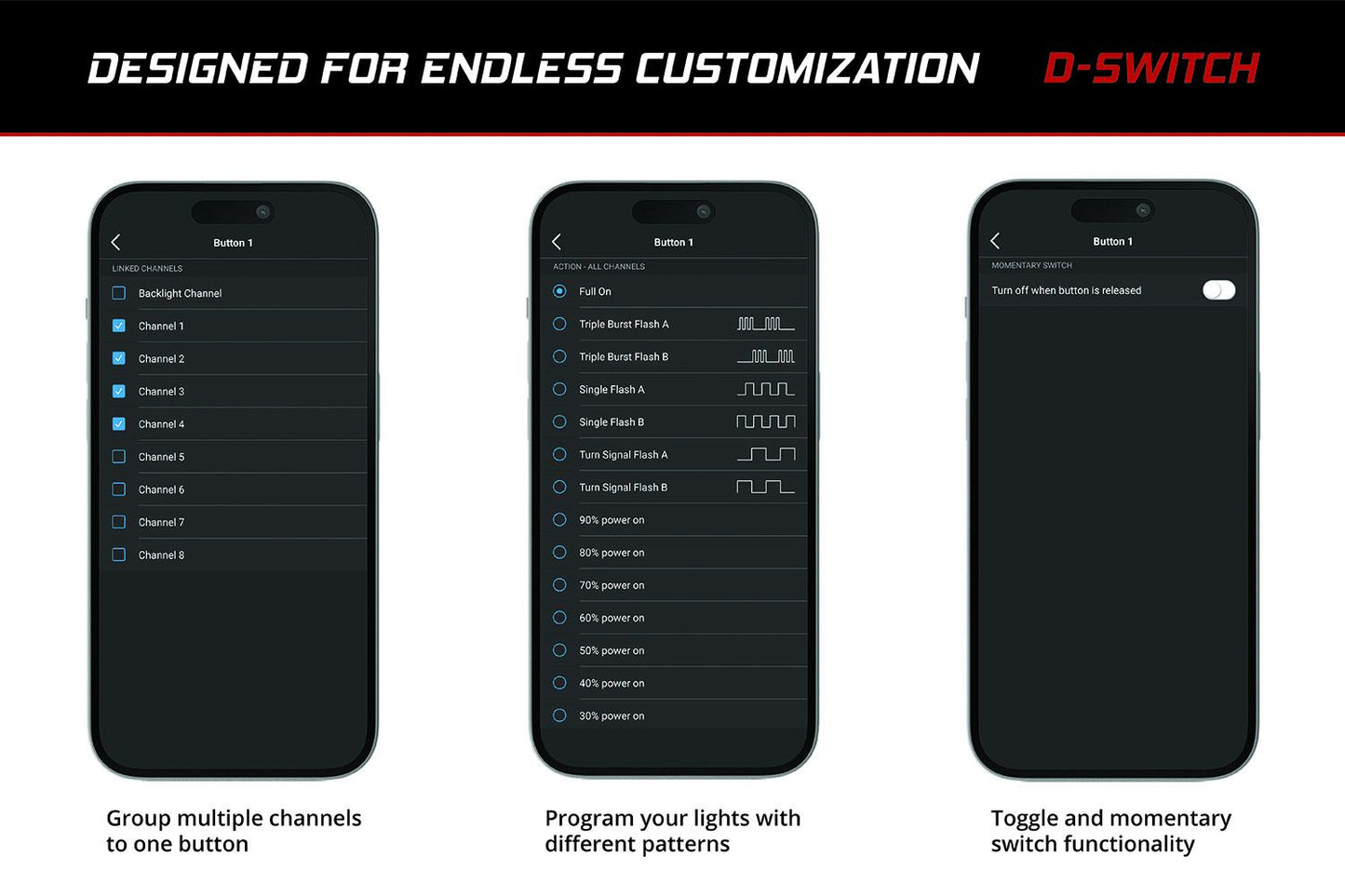 Diode Dynamics D-Switch 8-Channel Switch Panel