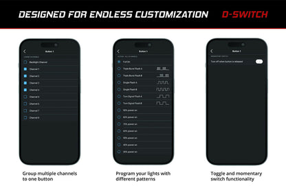 Diode Dynamics D-Switch 8-Channel Switch Panel