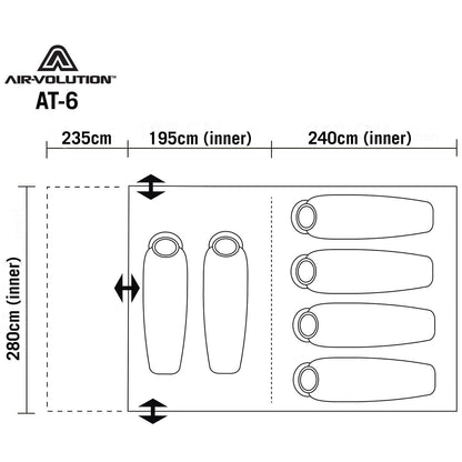 AIR-VOLUTION AT-6 TENT