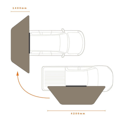 ECLIPSE 180V VERSATILE AWNING