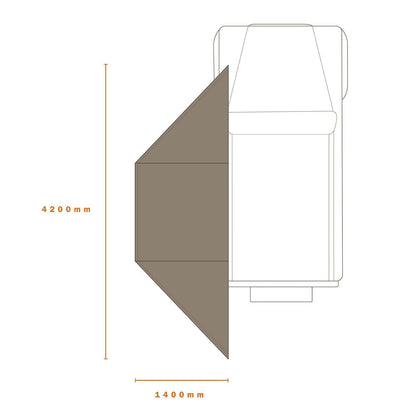 ECLIPSE 180V VERSATILE AWNING