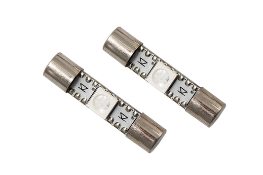 28mm SMF1 LED Green (pair)