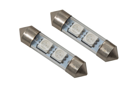 36mm SMF2 LED Red (pair)