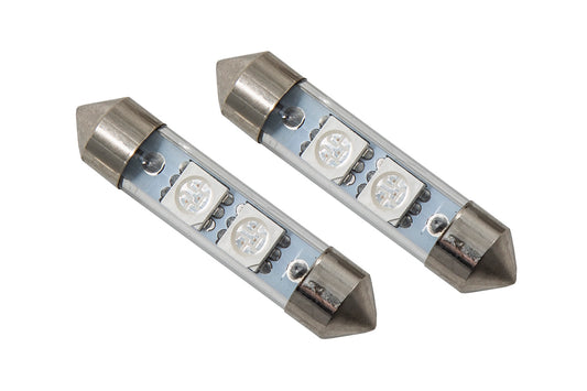 39mm SMF2 LED Blue (pair)