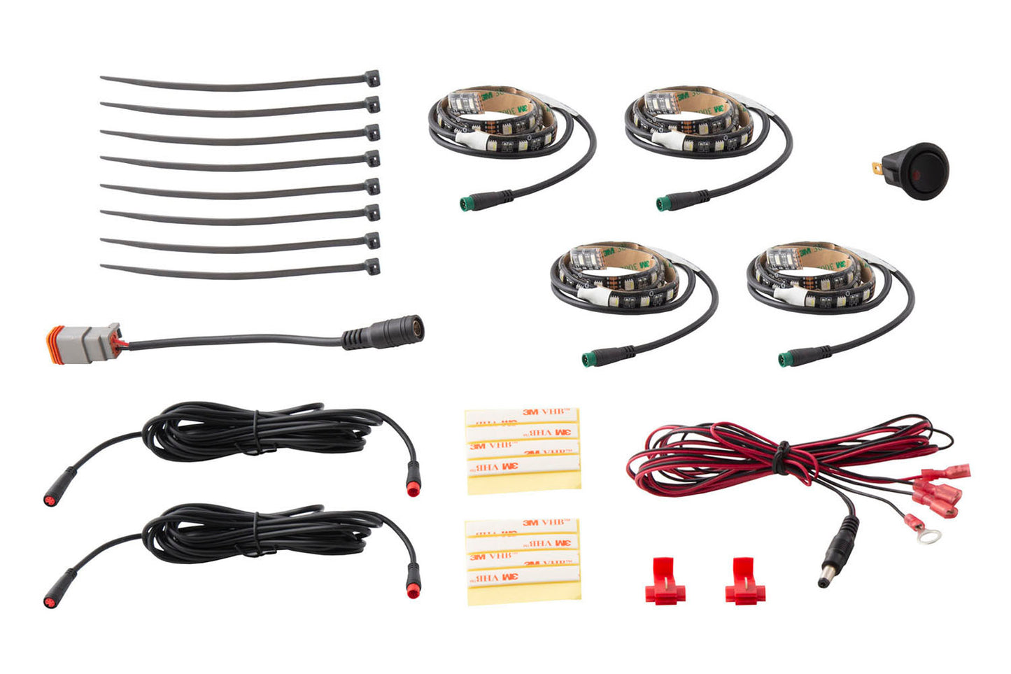 RGBW Footwell Strip Kit 4pc