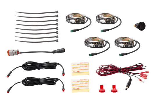 RGBW Footwell Strip Kit 4pc