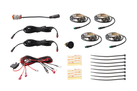 RGBW Grille Strip Kit 4pc