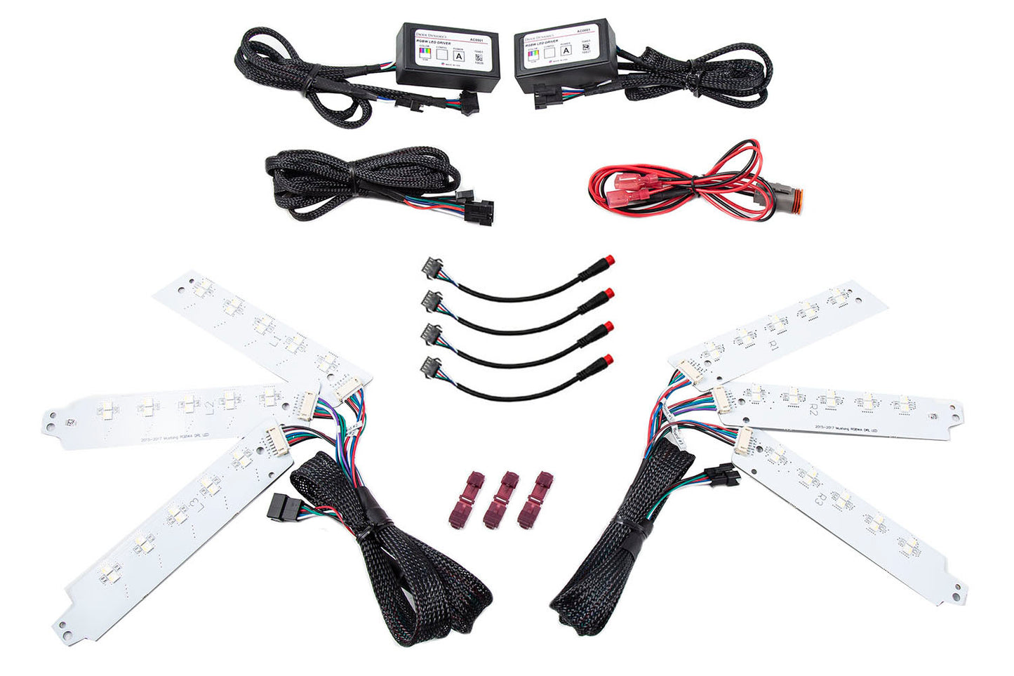 RGBW DRL LED Boards for 2015-2017 Ford Mustang